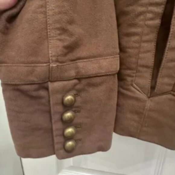 Brown Marc Jacobs Vintage Double Breasted Military Utility Jacket Size L - Picture 4 of 7